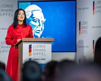 Katherina Reiche beim Ludwig-Erhard-Gipfel-