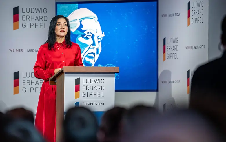 Katherina Reiche beim Ludwig-Erhard-Gipfel-