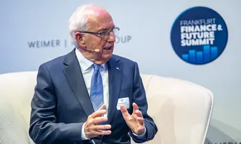 Dr. Ingo Friedrich auf dem Frankfurt Finance & Future Summit 2026 im Kap Europa.