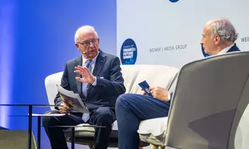 Ingo Friedrich auf dem Frankfurt Finance & Future Summit. 