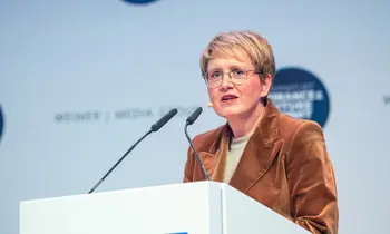 Gabriele Hässig, Geschäftsführerin Kommunikation und Nachhaltigkeit DACH Procter & Gamble, auf dem Frankfurt Finance & Future Summit.