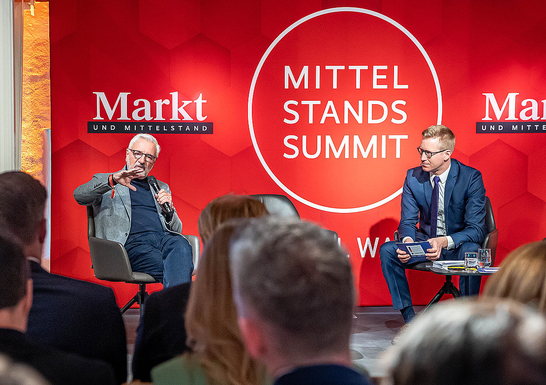 Thorsten Giersch und Paul Achleitner im Talk.