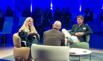 Martin Buhl, General Partner Helantic, Dr. Ann-Christine Langselius, Senior Principal Defence, Cybersecurity, Resilience AFRY, und Dr. Peter Tauber, Staatssekretär a. D. auf dem Frankfurt Finance & Future Summit.