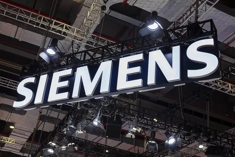 Siemens-Schriftzug