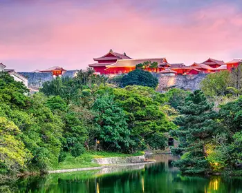 Das Shuri-Schloss auf Okinawa 