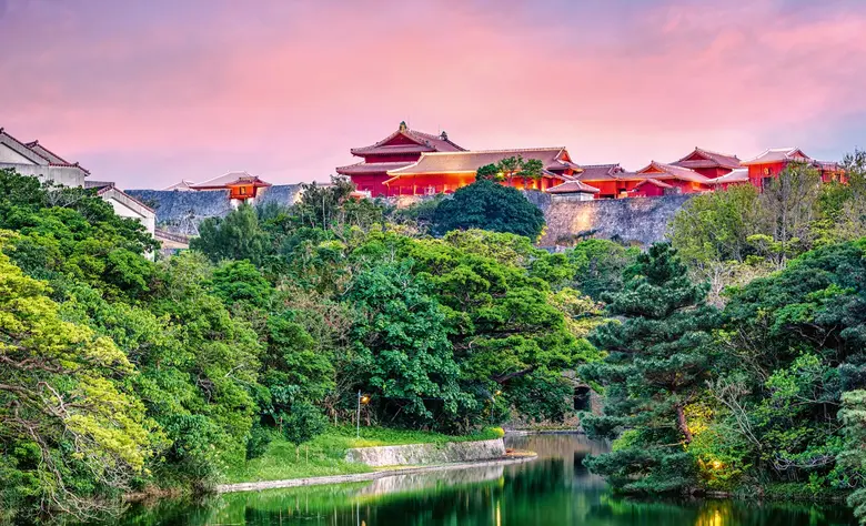 Das Shuri-Schloss auf Okinawa 