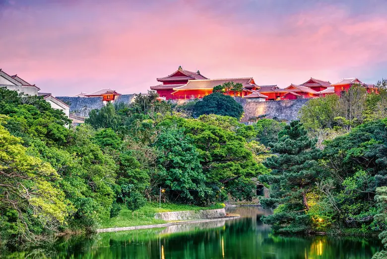 Das Shuri-Schloss auf Okinawa 