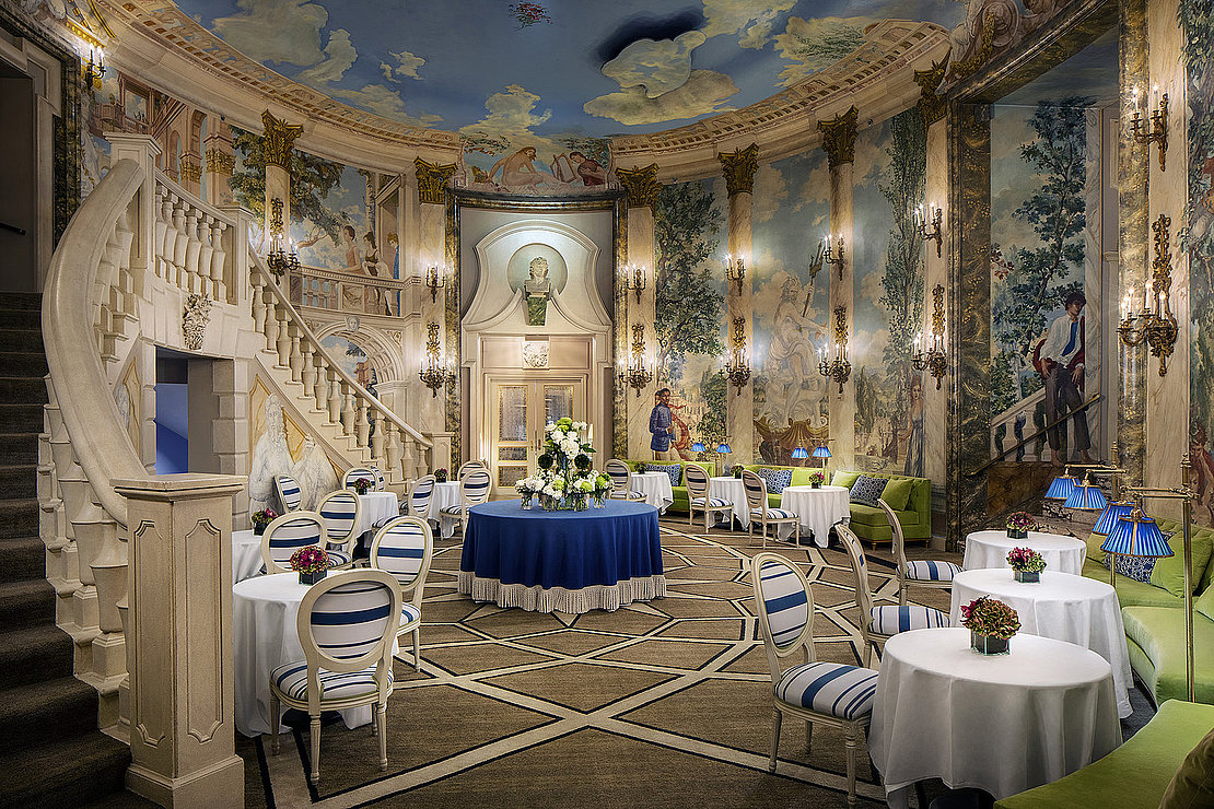 Die berühmte Rotunda im Taj The Pierre.