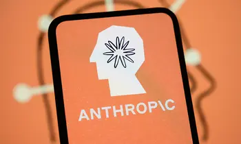 Anthropic-Logo auf Smartphone. 