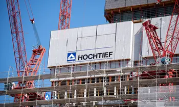 Hochtief-Baustelle in Berlin.