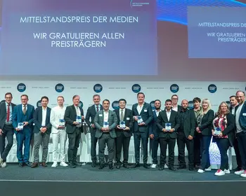 Preitträger auf der Bühne im Kap Europa