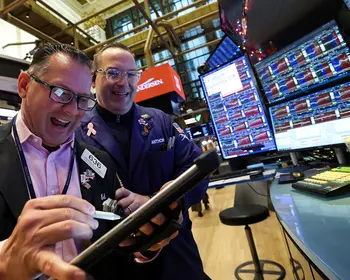 Börsenhändler an der NYSE.